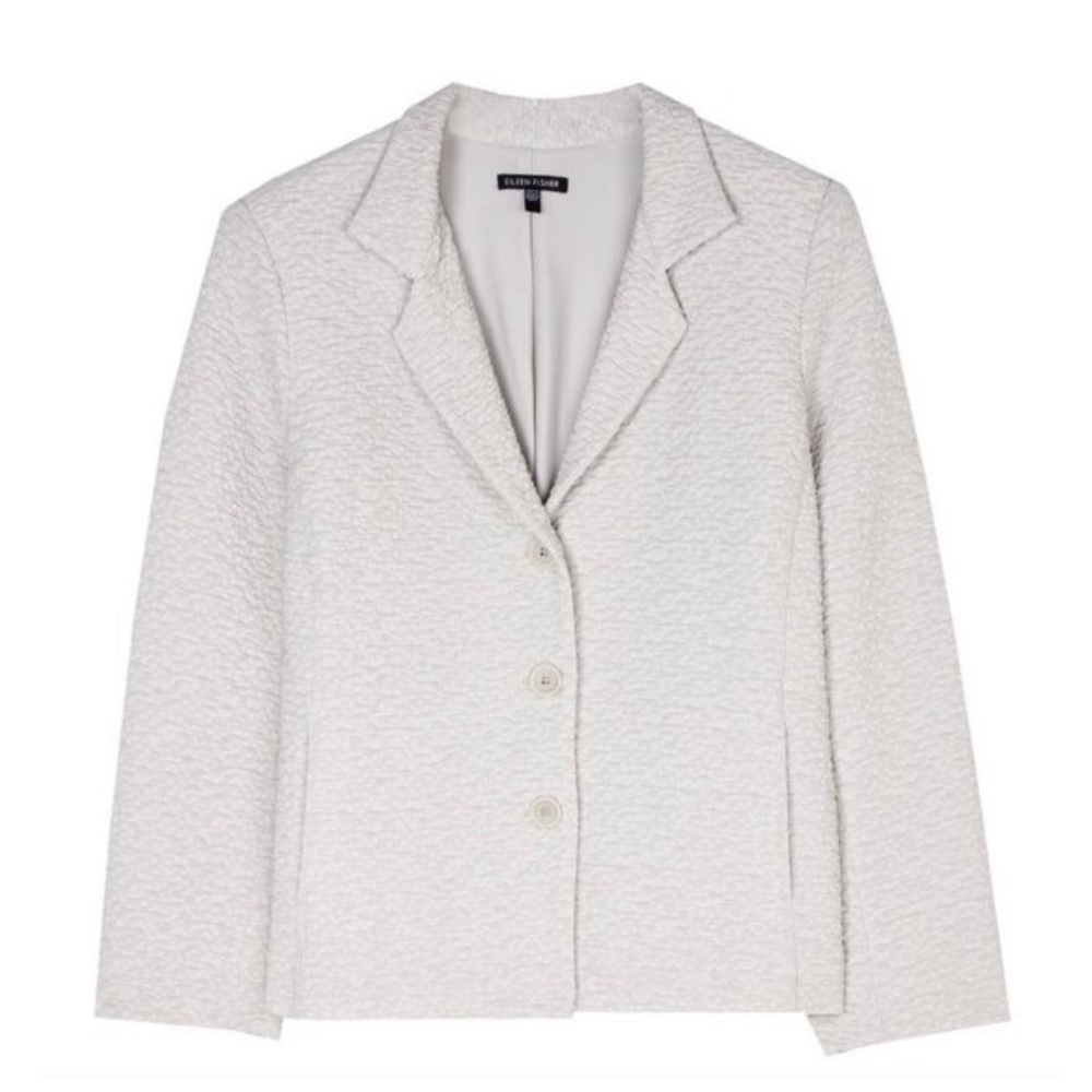 Eileen Fisher ‘Porcini Luck' Textured Jacket XS